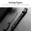 CIGARLOONG Cigar Punch, 4 in 1 Retractable Screw Out Punch,