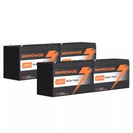MHPOWOS Lithium Battery 20Ah 30Ah 2Pack 4 Lot Lithium LiFePO4 Battery Deep Cycle For UPS - 30Ah(1pcs)
