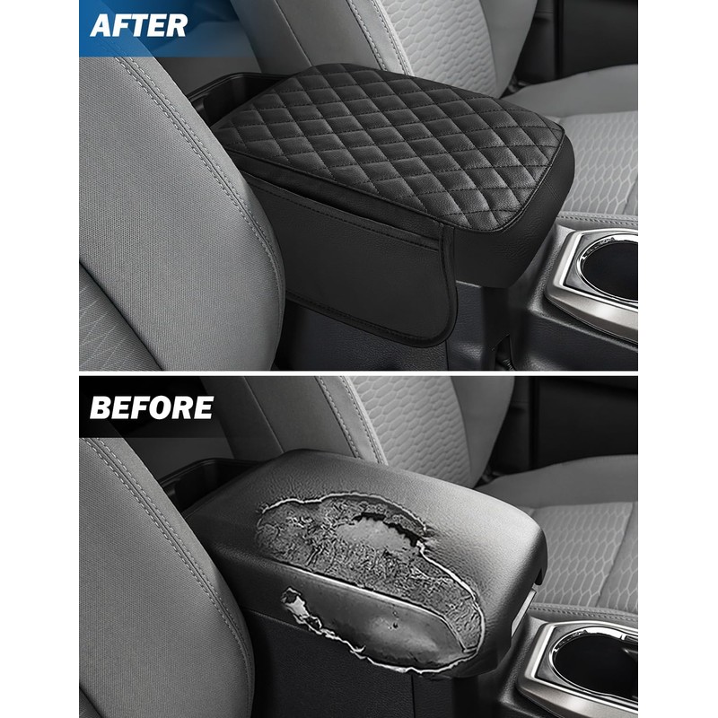 JOYTUTUS Center Console Cover with Pocket Compatible with 2024 2025