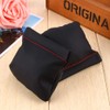 Soft Elastic Snap Spring Pouch, PU Leather Headphone Storage Bag