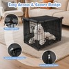 Akinerri Dog Crate Cover with Mesh Window, Double Door Waterproof