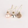 30mm/24Pcs Christmas Baubles Shatterproof Champagne Gold, Christmas Tree Decorations Ball