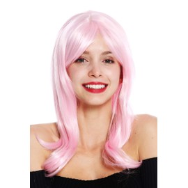 WIG ME UP - GFW2247-TF2317 Women's Wig Long Light Wavy Part Light Pink