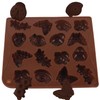 AIBOYA 16 Cavity Insect Silicone Candy Molds Butterfly Snail Bee