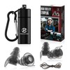 Hearprotek Noise Reduction Earplugs, 2 Pairs Reusable High Fidelity Concert