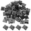 Heyous 100PCS Photo Frame Clips Black Metal S Hook Back