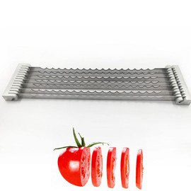 Tomato Slicer Blade Replacement 3/8 Slicer Blade Assembly Suitable For Tomato Slicer Commercial Vegetable Slicer Manual Fruit Slicer Tomato Cutter (3/8'' Stainless Steel Blade)