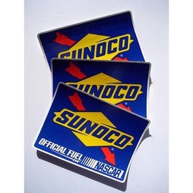 SUNOCO ステッカー 3枚セット NASCAR アメリカ雑貨 アメリカン雑貨