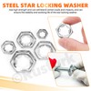 Rustark 105Pcs M6 M8 M10 M12 M14 304 Stainless Steel