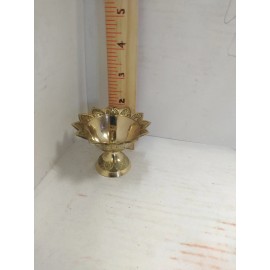 100 % Brass Vaastu Fengshui chair Diya Puja Good Luck Vastu akhand diya