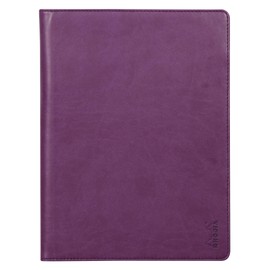 Rhodia Rhodiarama 216006C Folder for Notebooks or Notebooks N°16, for DIN A5 (14.8 x 21 cm) 17.5 x 23.5 cm, Elegant and Practical, Purple, Pack of 1