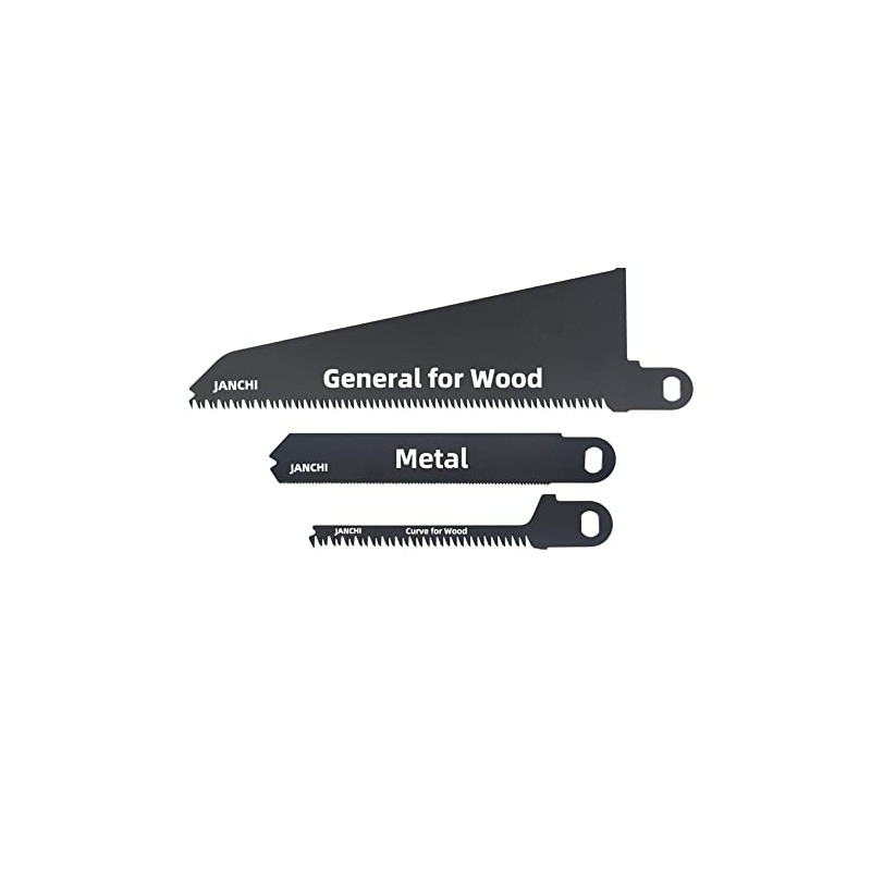 Replacement Electric Hand Saw Blade Combo Set, Compatible for Black+Decker