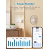 Meross Smart Plug with Energy Monitoring, Mini WiFi Plug Compatible