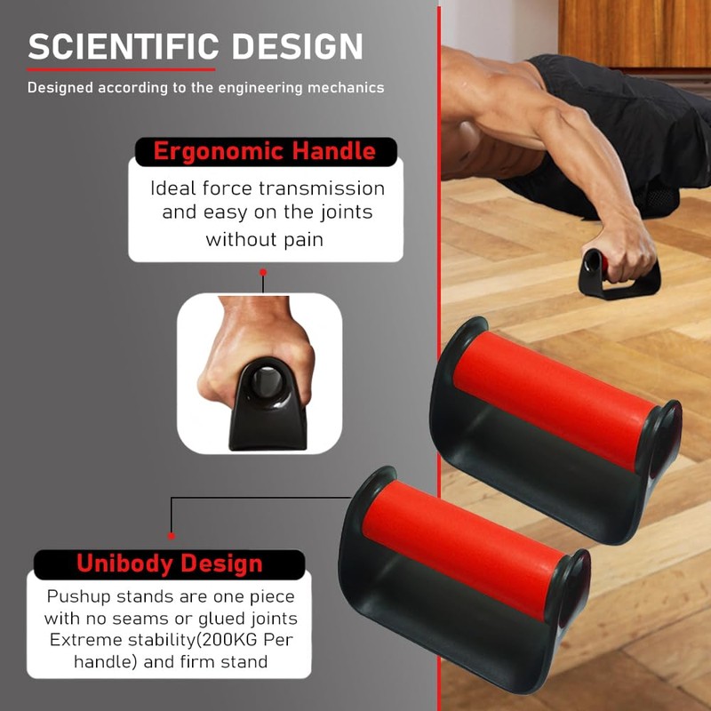 Portable Push Up Handles Bars,Strength Training Push Up Handle,Portable Calisthenics