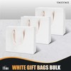 YACEYACE White Gift Bags Large Size, 20Pcs 12.5x4.5x11 Inch Large