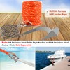 Premium Anchor Rope 100 ft x 3/8 inch, Solid Braid