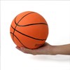 Aoneky Indoor/Outdoor Mini Rubber Basketball with Pump - Pack of