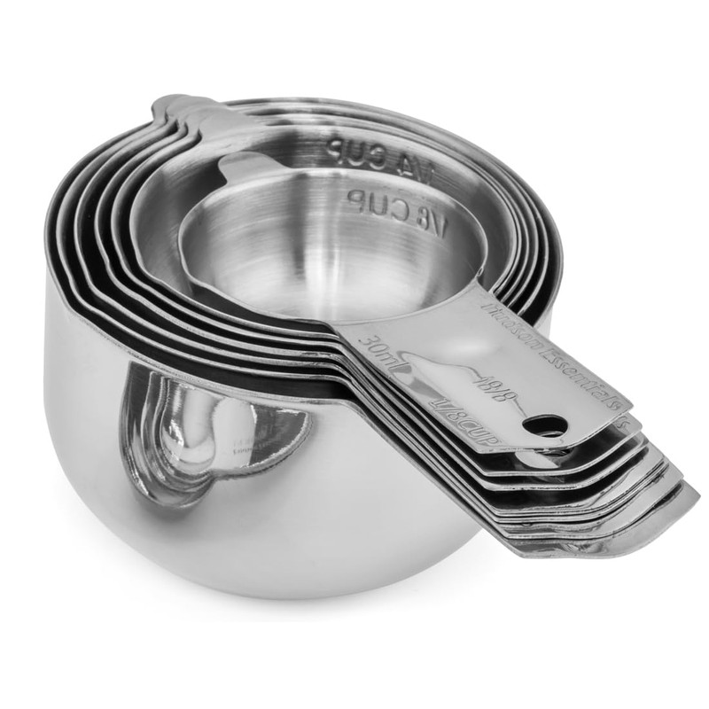 Hudson Essentials Stainless Steel Measuring Cups Set - (9 Piece