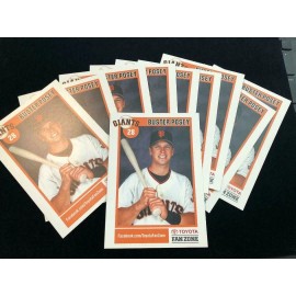 10 Count LOT San Francisco Giants BUSTER POSEY 4x6 Promo Postcard Card TOYOTA