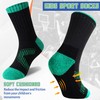 SEEYAN Boys Socks Kids Crew Athletic Cotton Half Cushioned Sports