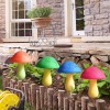 Garden Lights Outdoor Solar LED Garden Lights Decor Mushroom Lights