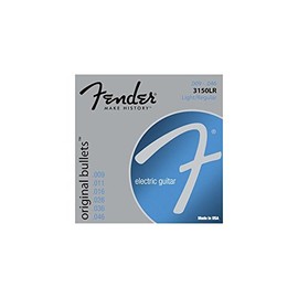 Fender 3150LR Original Bullets - Bullet Ends, Pure Nickel Electric Guitar Strings (9-46)