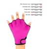 FitsT4 Aqua Gloves Webbed Paddle Swim Gloves Fitness Water Aerobics