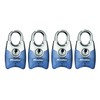 Master Lock 4630JAQBLU 4630JAQBLU Padlock, Key Type, Small, Lightweight, Main