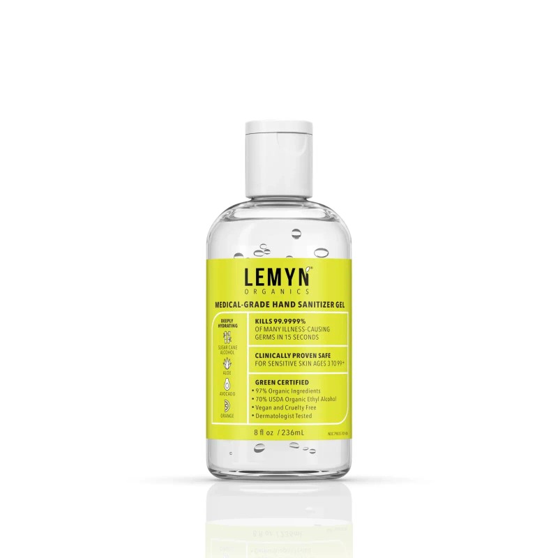 Lemyn Organics Hand Sanitizer 1 case of 12 x 8oz