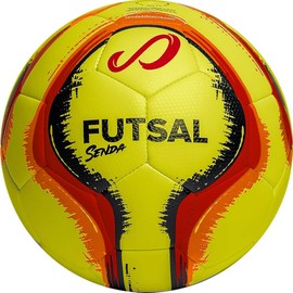 SENDA Belem Training Futsal Ball, Fair Trade Certified, Yellow/Red/Orange/Black, Size 3 (Ages 8 - 12)