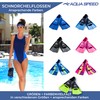 Aqua Speed Short Flippers For Adults And Children, High Tech