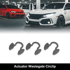 X AUTOHAUX 3pcs Turbocharger Actuator Wastegate Circlip E Clip Pin for Car