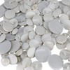 Weddecor Plastic Buttons, Dome White, 100g
