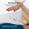 Sensalou Incontinence Mattress Protector Mattress Cover Sheet Waterproof, White, 180