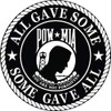 POW-MIA Hard Hat, 3 inches - Helmet Sticker Decal Label Motorcycle Lunch Box