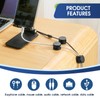 FunnAura 10PCS Magnetic Cable Clips Holder, Mini Cube Tidy Wire