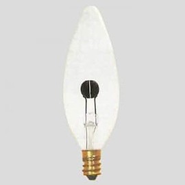 Asahi New Flicker C32 100V 0.6W Base E17 Clear New Flicker C32E17100V-0.6W