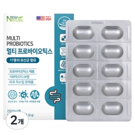 New Nature Multi Probiotics, 60 tablets, 2 units / 뉴네이처 멀티 프로바이오틱스, 60정, 2개