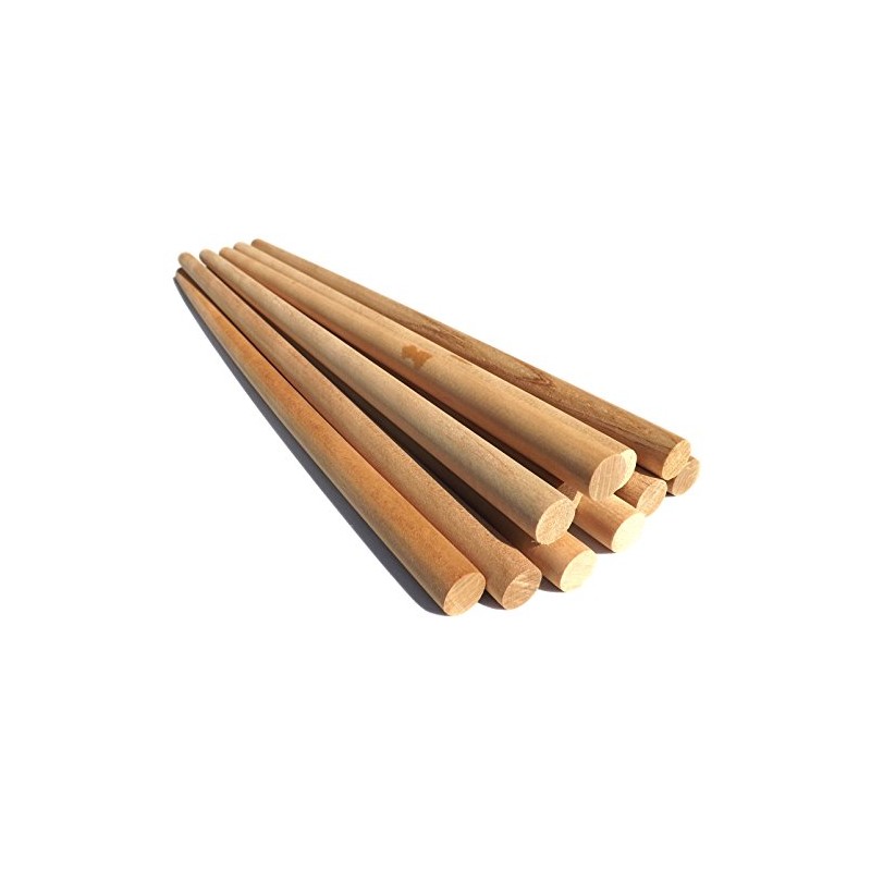 Trustleaf 16mm x 200mm Birch Hardwood Wooden Craft Sticks/Dowels -