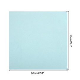 MECCANIXITY Waterproof Floral Wrapping Paper 22.8x22.8 Inch Class Flower Wrapping Paper for DIY Crafts, Gift/Gift Box Packaging Light Blue 10 Pcs