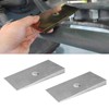 2.5°Steel Degree Shims - Universal Suspension Axle Shims，Set of 2，Silver