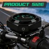 Motorcycle Watch Handlebar, Bicycle Watch for Handlebars with Light Function,