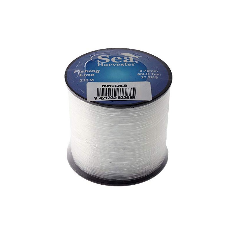 Sea Harvester 1/4lb Mono Fishing Line 60lb 211m