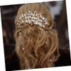 FOMIYES Elegant Floral Bridal Headband Dazzling Rhinestone Wedding Headpiece for