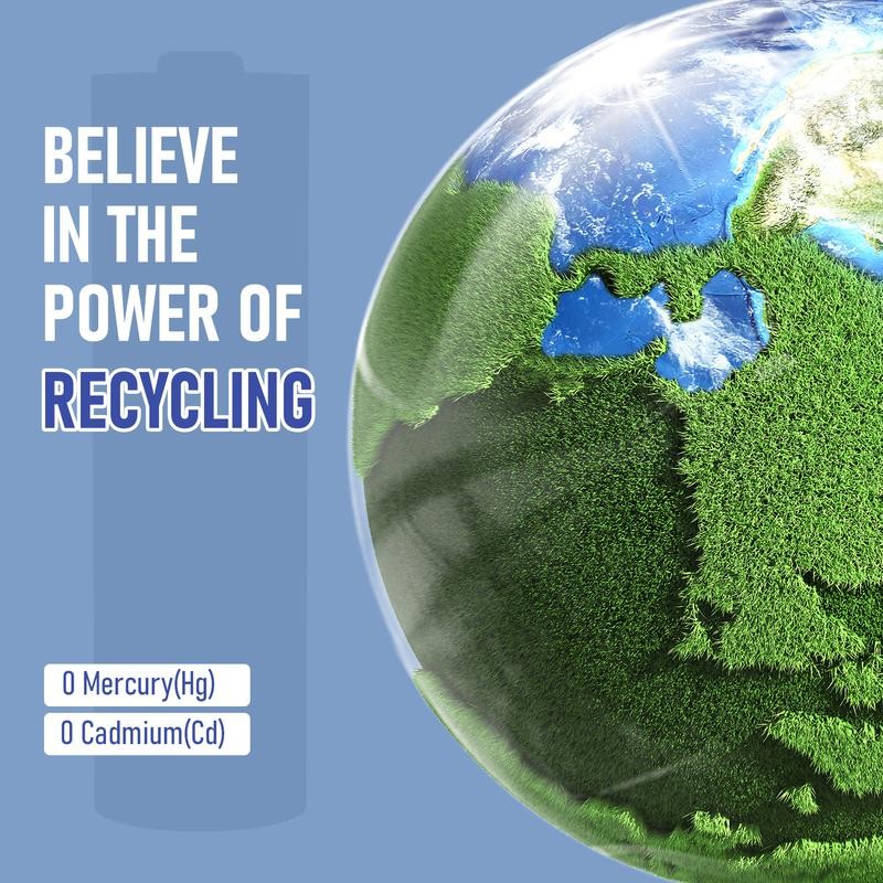 BlinksPower Lithium Batteries AA, 3500mAh 1.5V Double A Lithium Battery