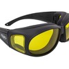 Outfiter Motorcycle Safety Sunglasses Fits Over Glasses Yellow Lenses Meets
