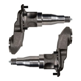 The Trailer Parts Outlet - #42 Weld-On Spindle with Flange for 7000 lb Trailer Axles - 2 1/4" Diameter - 4" Drop, Pair of Spindles