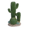 Simulation Resin Cactus Ornament Stable Aquarium Cactus Decoration with Succulents