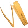 8" Salad Tongs - Maple