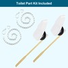 Hygie Rinse 2PACK Universal Toilet Handle Replacement Kit Compatible with